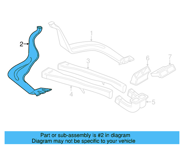 Floor Duct 7P0-819-655