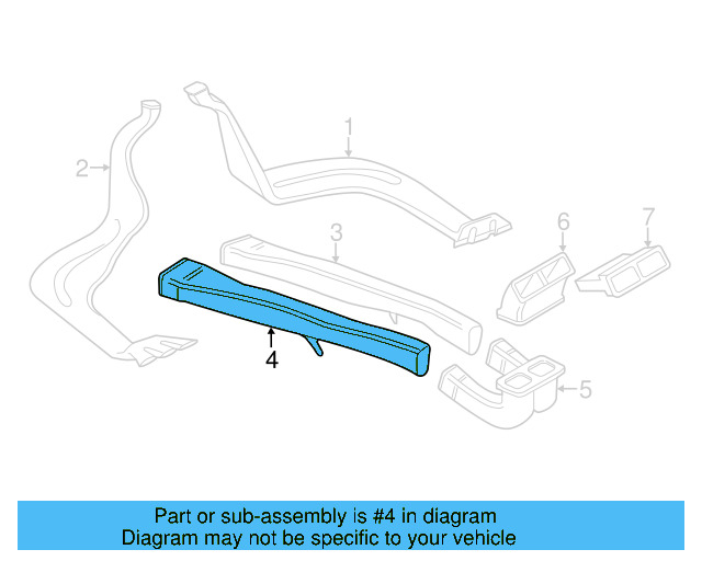 Air Duct 7P0-819-801 - View 3