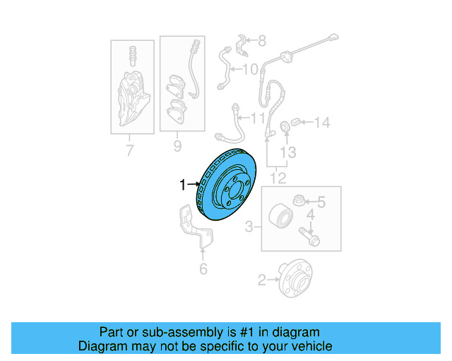 Rotor 4B3-615-301-A - View 3