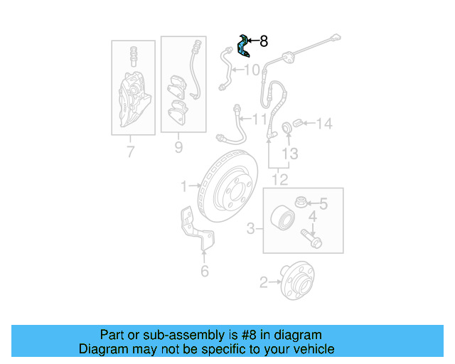 Caliper Bracket 4B3-615-134-B - View 3
