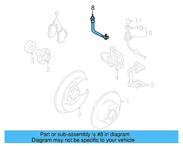 Brake Hydraulic Hose 3B7-611-775 - View 3