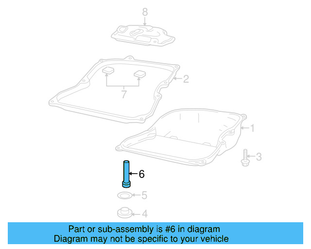 Drain Plug Pipe 09G-321-363 - View 7