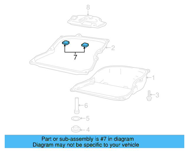 Transmission Oil Pan Magnet 09D-321-368 - View 14
