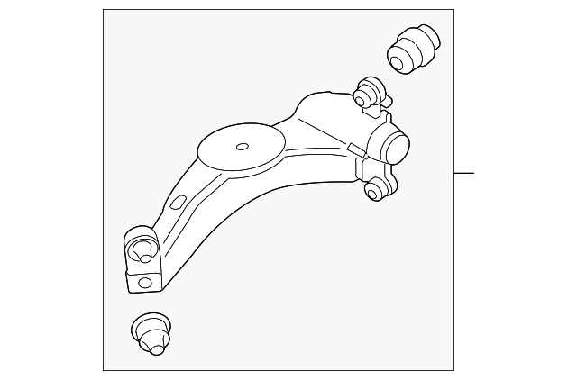 Trailing Arm 1J0-505-223-M