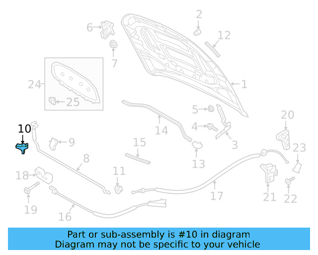 Support Rod Guide 17A-823-494-A - View 7