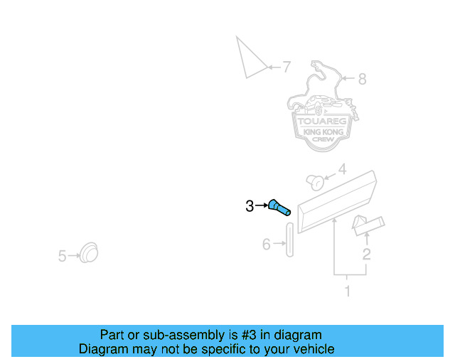 Molding Grommet 1H0-853-586 - View 10