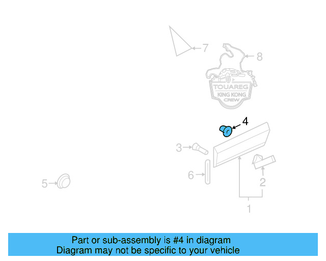 Molding Grommet 1H0-853-586 - View 11