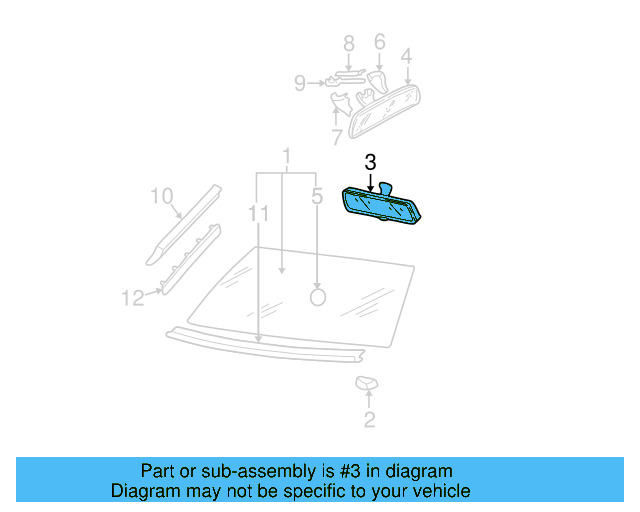 Mirror Inside 3C0-857-511-J-SMA - View 46