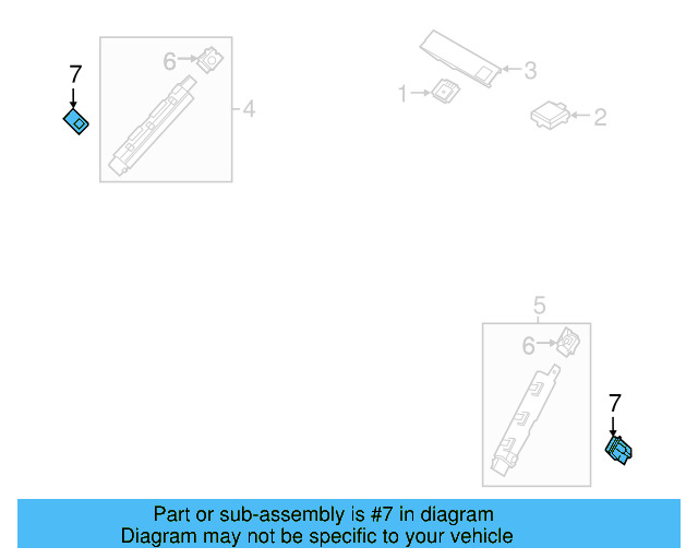 Antenna Booster Holder 5C3-035-643 - View 5