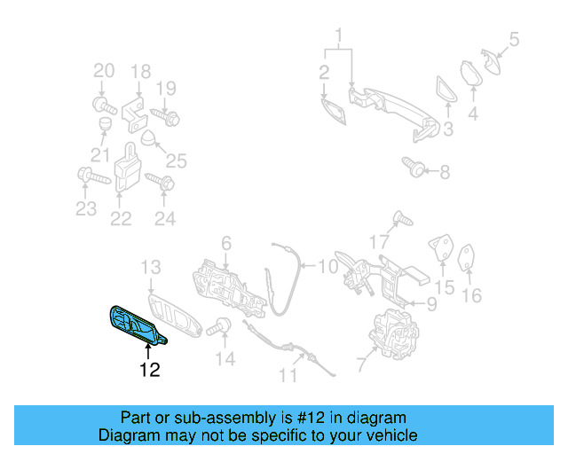 Handle, Inside 3C8-837-113-J-OKR - View 3