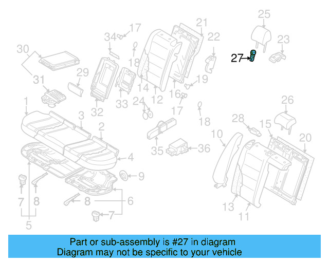 Headrest Guide 1K0-886-920-A-30T