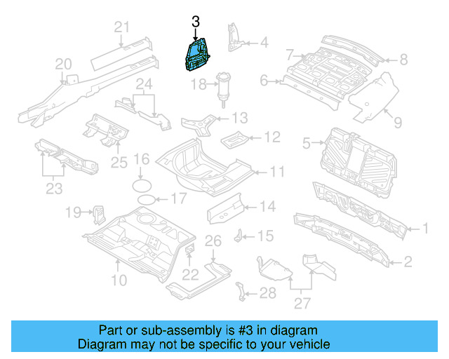 Tail Lamp Pocket 3B5-813-320