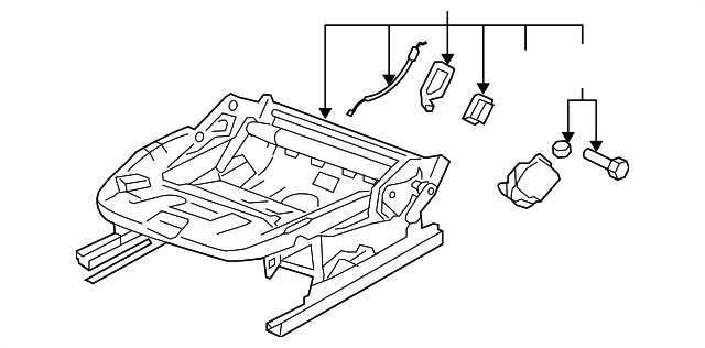 Seat Frame 3C0-881-106-T - View 3