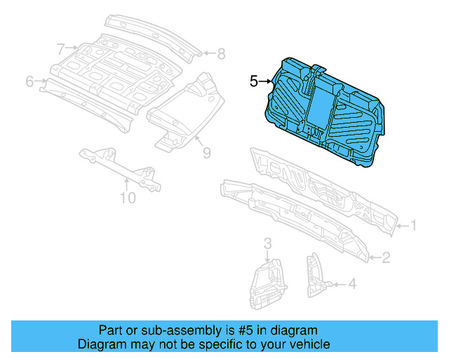 Seat Back Panel 3B5-813-501-B - View 10