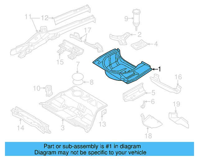 Floor Pan 8E0-803-206