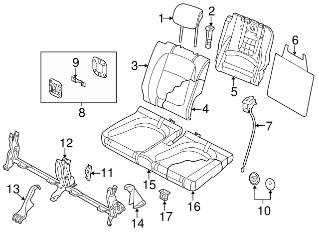 Release Handle 8T0-882-618-82V