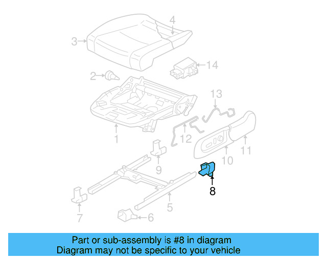 Track End Cover 8P0-881-349-B-01C - View 11