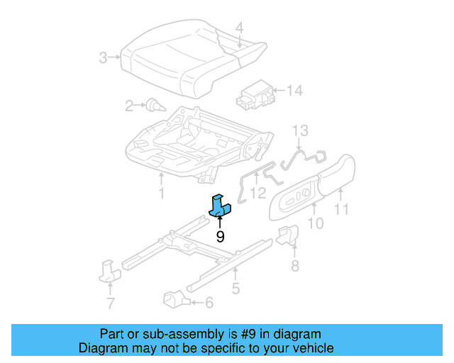 Track End Cover 8P0-881-349-B-01C - View 10