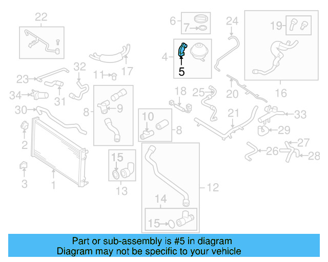 Reservoir Cover 1C0-121-422 - View 13