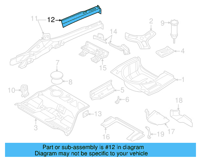 Side Member 8E0-803-404-B - View 15