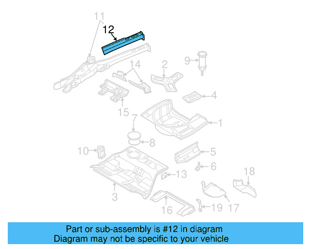 Side Member 8E0-803-404-B - View 3