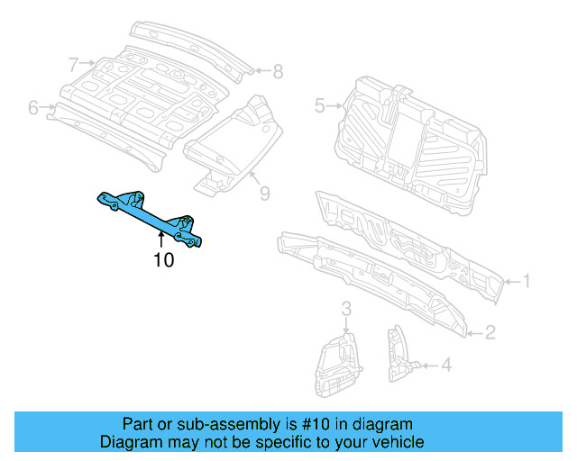 Child Seat Bracket 3B5-813-546-A - View 5