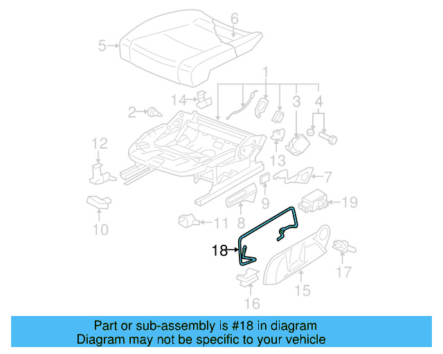 Retaining Bracket 3C0-881-560-E - View 2