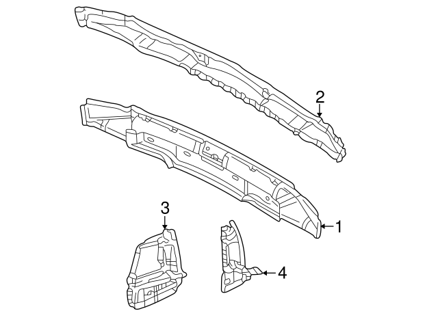 Rear Body Panel 3B5-813-301-C - View 11