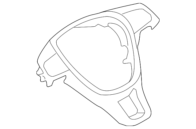 Steering Wheel Trim 6C0-419-685-B-N0R - View 4