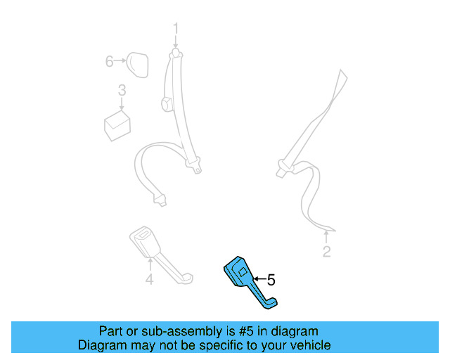 Retractor Assembly Cap 1J0-858-189-D-Y20 - View 4
