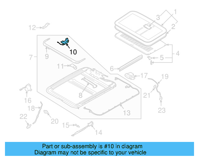 Air Deflector Bearing 3D0-877-485 - View 3