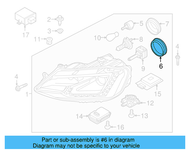 Inner Cap 1K6-941-608-A - View 25