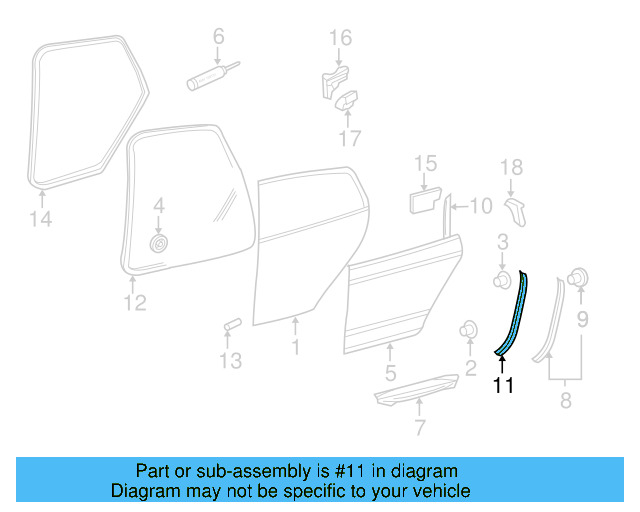 Rear Weather 1K6-837-200-B - View 15