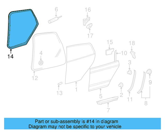 Door Weather 1K6-839-702-F-9B9 - View 9
