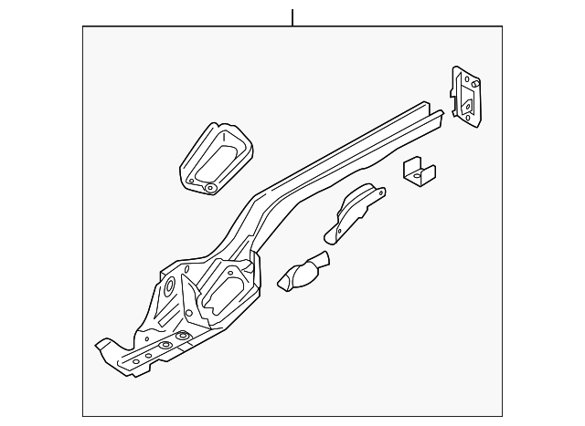 Center Plate Reinforcement 5Q0-802-128-A - View 3