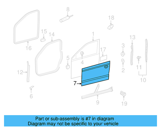 Exterior Panel 1K3-831-106-J - View 11