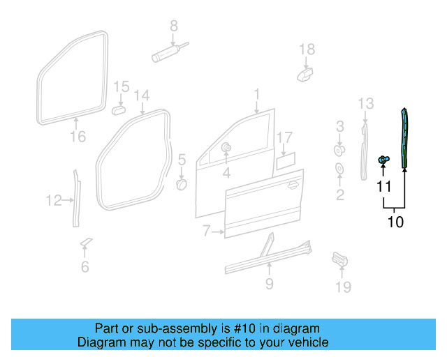 Rear Weather 1K3-837-381-D-5AP - View 3