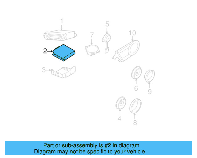 Radio Amplifier 1C0-035-456-F - View 2