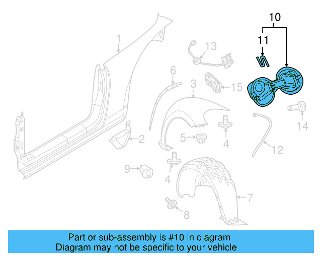 Fender Liner Extension Screw N-103-546-02 - View 187