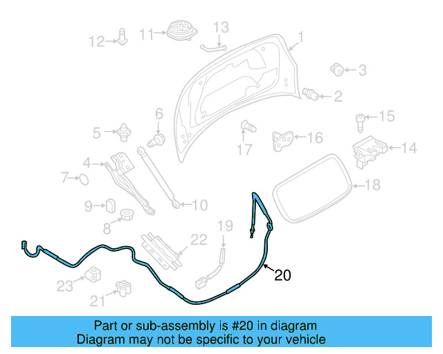 Release Cable 5C1-827-532-D-82V - View 4