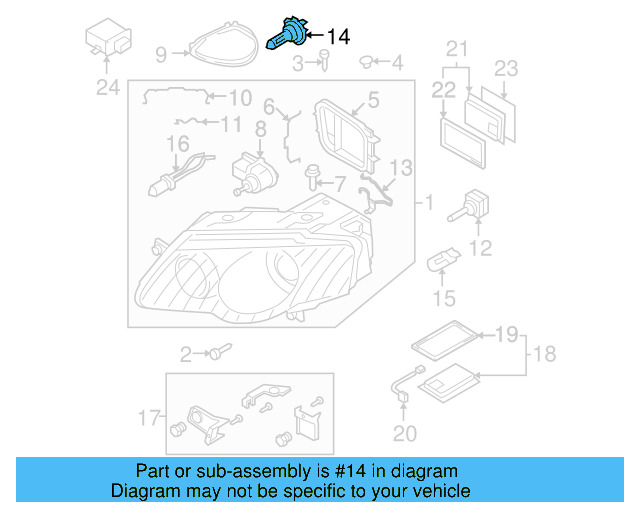 Low Beam Bulb N-105-661-02 - View 6