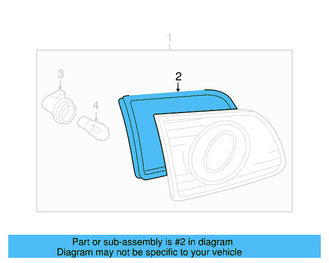 Tail Lamp Assembly Gasket 3C5-945-192-C - View 6