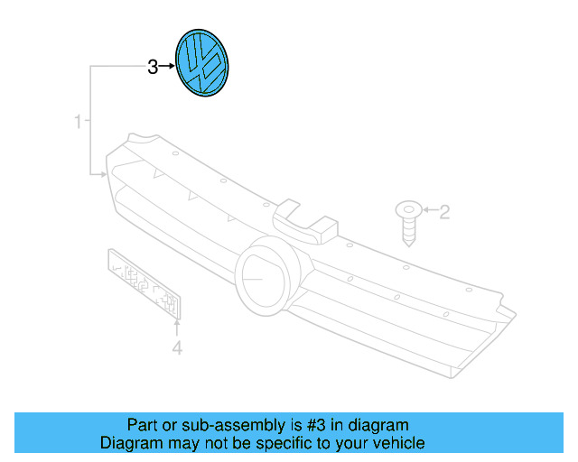 Emblem 5G0-853-601-2ZZ - View 14