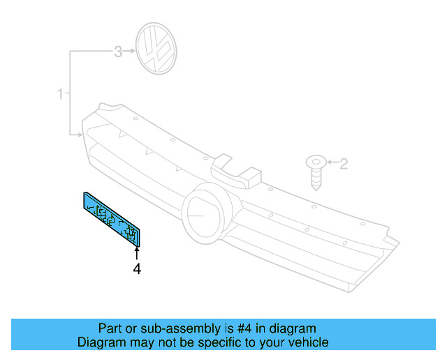Emblem 5G0-853-601-2ZZ - View 28