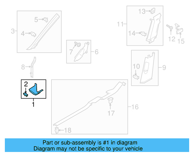 Cowl Trim 5GM-863-483-ZA2 - View 2