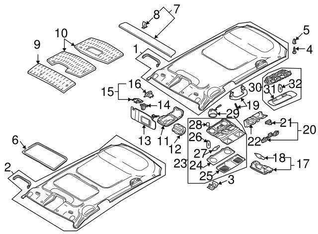 Visor Lamp 1K0-947-109-Y20 - View 15