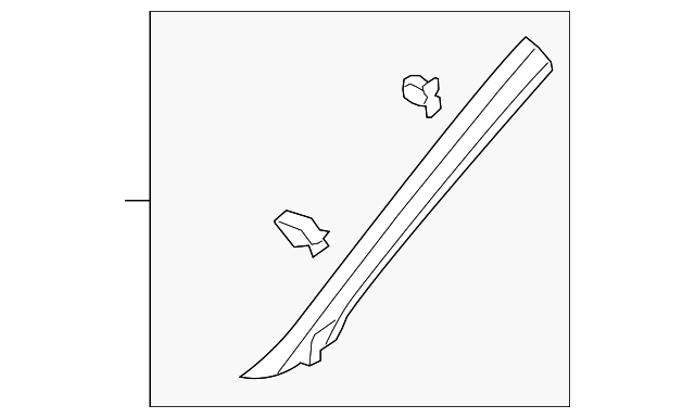 Windshield Pillar Trim 5GM-867-233-F-MUZ