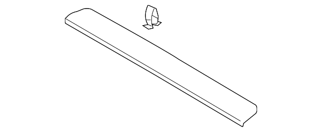 Rear Header Trim 3C9-867-617-B-3U5 - View 6