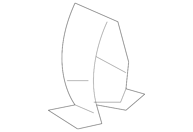 Rear Header Trim 3C9-867-617-B-3U5 - View 8