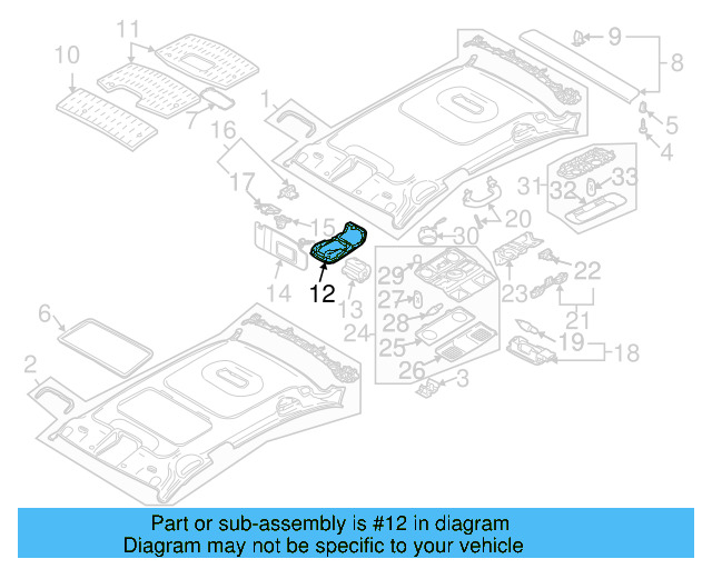 Lamp Housing 3C0-867-489-C-Y20 - View 6